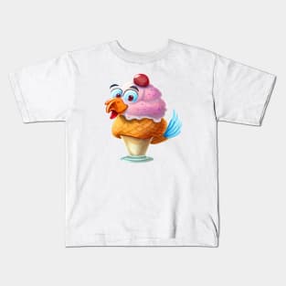 turkey -thanksgiving- ice cream Kids T-Shirt